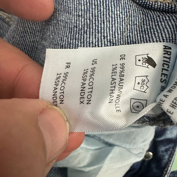 Articles Of Society The Jones High Rise Slim Ankle Jeans Size 6 Deep Lake Denim - Picture 8 of 10